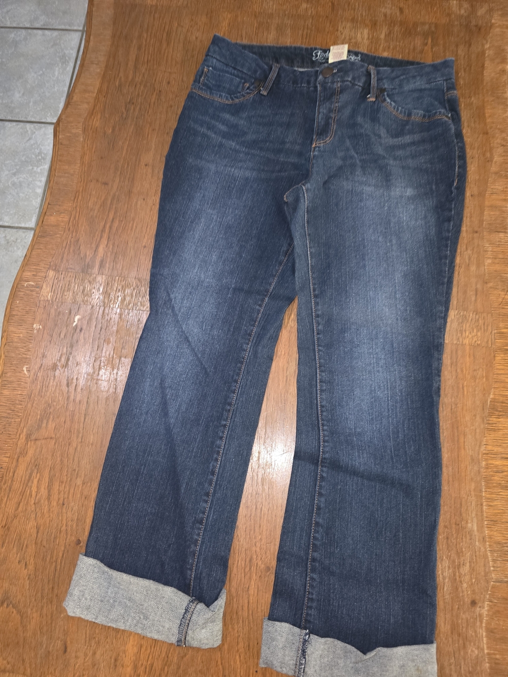 Faded Glory Dark Blue Boot Cut Jeans  NWOT